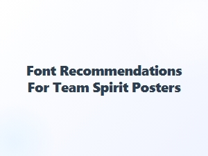 Fonts That Fuel Sports Team Spirit